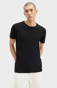 Мужская черная футболка FIGURE Черный S AllSaints M025JB