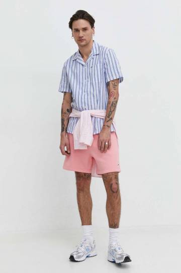 Рубашка с примесью льна Tommy Jeans regular Рубашка с примесью льна Tommy Jeans regular