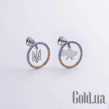 Серьги с подвесками Украина Серьги с подвесками Украина