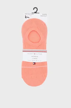 Женские следы (2 пары) FOOTIE RIB STRIPE Разноцветный 35-38 Tommy Hilfiger 701238780