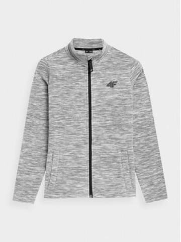 4F Флісовий реглан 4FJAW23TFLEM105 Сірий Regular Fit 4F Флісовий реглан 4FJAW23TFLEM105 Сірий Regular Fit