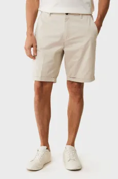 Мужские бежевые шорты CRAIG Garment dye chino shorts Бежевый M Mexx MF007300651M