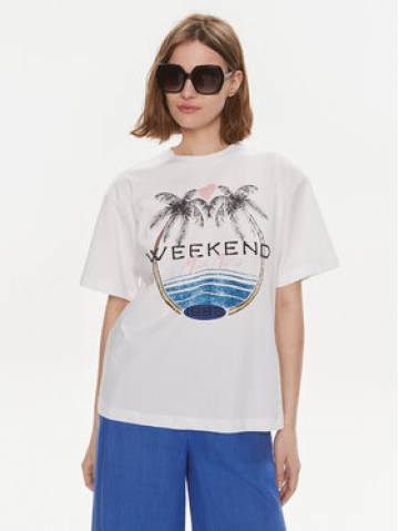 Weekend Max Mara Футболка Viterbo 2415971032 Білий Loose Fit Weekend Max Mara Футболка Viterbo 2415971032 Білий Loose Fit