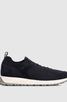 Синие комбинированные кроссовки