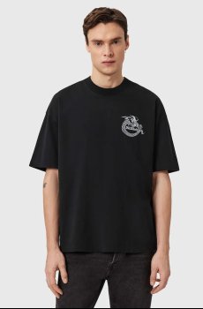 Хлопковая футболка AllSaints TERRA