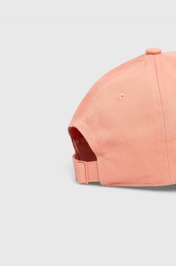 Хлопковая кепка adidas Originals цвет оранжевый с аппликацией IS4626 Хлопковая кепка adidas Originals цвет оранжевый с аппликацией IS4626