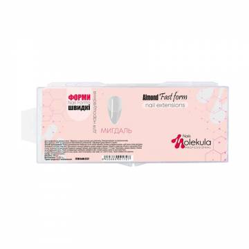 Формы-типсы для наращивания ногтей Nails Molekula Professional Миндаль, 24 шт Формы-типсы для наращивания ногтей Nails Molekula Professional Миндаль, 24 шт