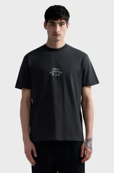 Мужская черная футболка Черный XL Replay M3424 .000.23804