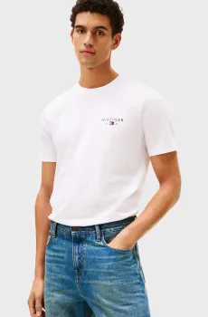 Мужская белая футболка BRAND LOVE SMALL Белый XL Tommy Hilfiger MW0MW41456