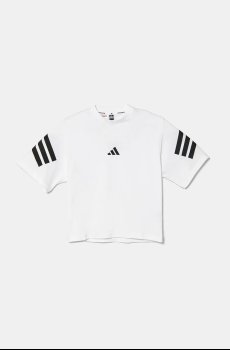 Детская хлопковая футболка adidas