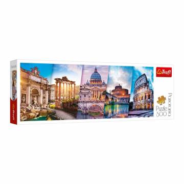 Пазли Trefl Panorama Подорож до Італії 500 елементів (29505) Пазли Trefl Panorama Подорож до Італії 500 елементів (29505)