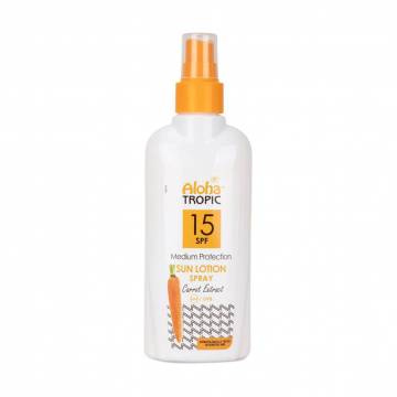 Лосьон для загара тела Madis Aloha Tropic Medium Protection Sun Lotion Spray SPF 15, 200 мл Лосьон для загара тела Madis Aloha Tropic Medium Protection Sun Lotion Spray SPF 15, 200 мл