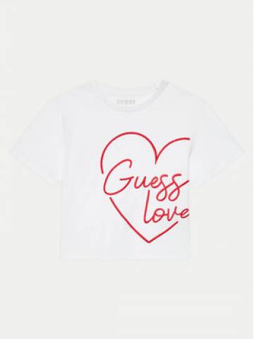 Guess Футболка J4YI06 K8HM4 Білий Boxy Fit Guess Футболка J4YI06 K8HM4 Білий Boxy Fit