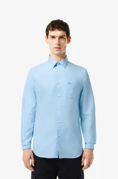 Мужская голубая рубашка Голубой 42 Lacoste CH8522HBP