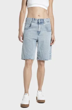 Женские голубые джинсовые шорты Голубой 25 Replay WA549 .000.912 107