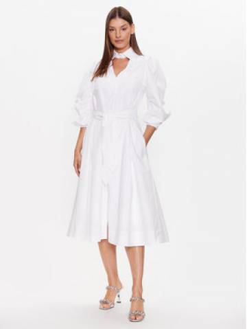 KARL LAGERFELD Сукня-сорочка 231W1304 Білий Regular Fit KARL LAGERFELD Сукня-сорочка 231W1304 Білий Regular Fit
