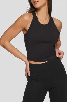 Женский черный топ Черный XL DKNY DP2T8526