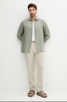 Брюки с примесью льна Lindbergh