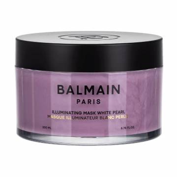 Осветляющая маска для блондинок Balmain Paris Hair Couture Illuminating Mask White Pearl, 200 мл Осветляющая маска для блондинок Balmain Paris Hair Couture Illuminating Mask White Pearl, 200 мл