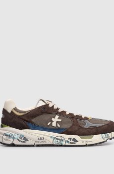 Коричневые комбинированные кроссовки Mase 25