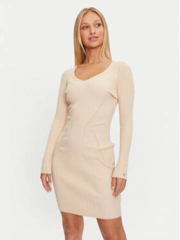 Guess Трикотажна сукня Isabella W4BK07 Z3HP2 Бежевий Slim Fit Guess Трикотажна сукня Isabella W4BK07 Z3HP2 Бежевий Slim Fit