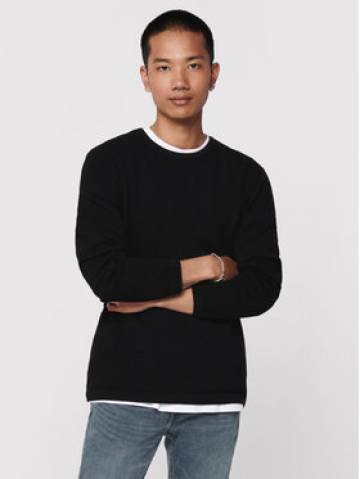Only & Sons Светр Panter 22016980 Чорний Regular Fit Only & Sons Светр Panter 22016980 Чорний Regular Fit