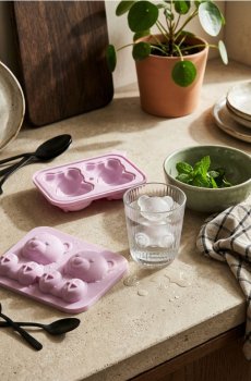 Формочки для льоду - рожевий