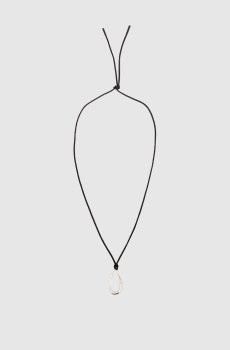 Черное ожерелье-шнурок Egret Rope