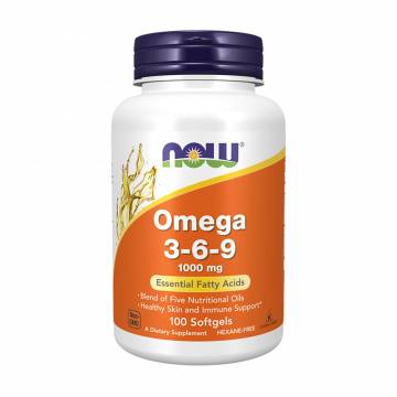 Омега 3-6-9 NOW Foods Omega 3-6-9 1000 мг, 100 капсул Омега 3-6-9 NOW Foods Omega 3-6-9 1000 мг, 100 капсул