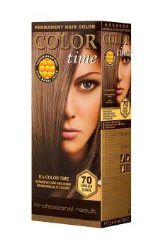Уценка! Краска для волос Color Time Permanent Hair Color 70 Темный пепельно-русый, 115 мл