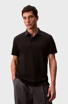 Мужское черное поло SUPIMA CHEST Черный XXL Calvin Klein LV04LB276G