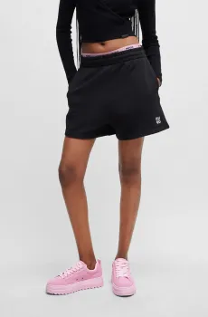 Женские черные шорты Черный L HUGO 50516269;001