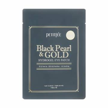 Гидрогелевые патчи для кожи вокруг глаз Petitfee & Koelf Black Pearl&Gold Hydrogel Eye Patch с золотом и черным жемчугом, 2 шт Гидрогелевые патчи для кожи вокруг глаз Petitfee & Koelf Black Pearl&Gold Hydrogel Eye Patch с золотом и черным жемчугом, 2 шт