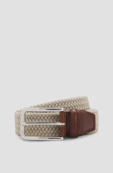 Мужской бежевый ремень Бежевый 100 BOSS 50481026;270
