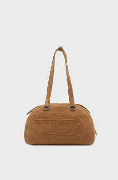 Коричневая замшевая сумка 2.0 1DR DOME Коричневый ONESIZE Diesel X10674 P9026