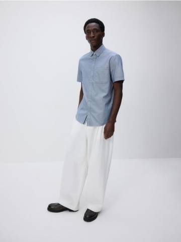 Reserved - Сорочка slim fit із високим вмістом бавовни - темно-синій - 201DV-59M Reserved - Сорочка slim fit із високим вмістом бавовни - темно-синій - 201DV-59M