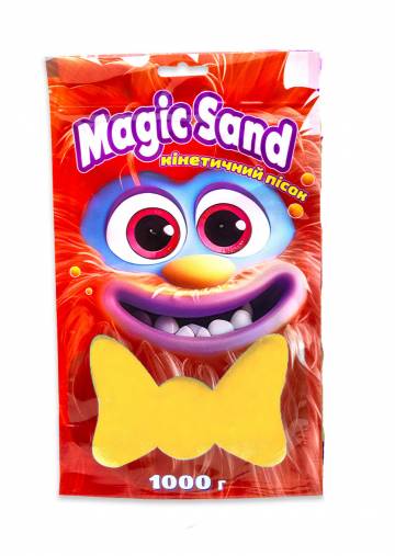 Кінетичний пісок Strateg Magic sand жовтий 1 кілограм (39404-5) Кінетичний пісок Strateg Magic sand жовтий 1 кілограм (39404-5)