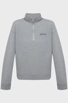 Женская серая спортивная кофта SCRIPT Серый L Gant 4202563