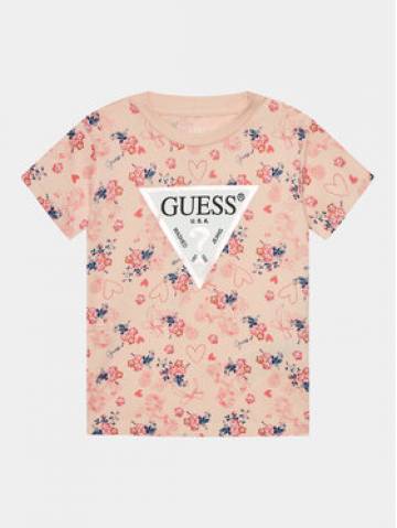 Guess Футболка K4RI15 K6YW3 Бежевий Regular Fit Guess Футболка K4RI15 K6YW3 Бежевий Regular Fit