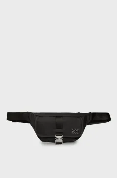 Мужская черная поясная сумка AVIATOR Черный ONESIZE Michael Kors 33S5LEEY5B