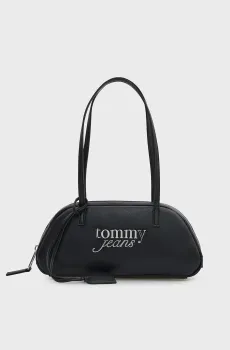 Женская черная сумка BOLD SHOULDER Черный ONESIZE Tommy Jeans AW0AW18787