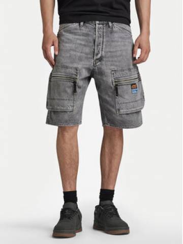 G-Star Raw Джинсові шорти Cargo D24442-D537-G324 Сірий Loose Fit G-Star Raw Джинсові шорти Cargo D24442-D537-G324 Сірий Loose Fit