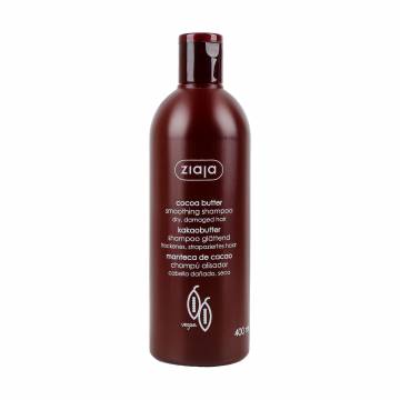 Разглаживающий шампунь Ziaja Cocoa Butter Smoothing Shampoo Масло какао, для сухих и поврежденных волос, 400 мл Разглаживающий шампунь Ziaja Cocoa Butter Smoothing Shampoo Масло какао, для сухих и поврежденных волос, 400 мл