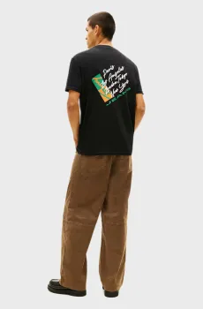 Мужская черная футболка REG SIGN SHIFT Черный XL Tommy Jeans DM0DM22533