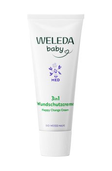 Уценка! Детский крем под подгузник 3 в 1 Weleda Baby Med 3 In 1 Nappy Change Cream от опрелостей, 50 мл