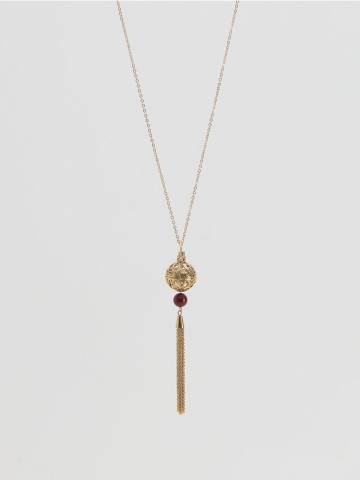 Reserved - Намисто з підвіскою - різнобарвний - 472FD-MLC