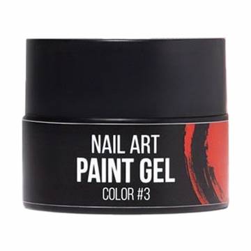 Гель-краска для ногтей NUB Paint Gel 03 Ярко-красная, 5 г Гель-краска для ногтей NUB Paint Gel 03 Ярко-красная, 5 г