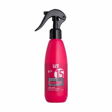 Несмываемый филлер-спрей для волос Lady Wow Filler-Spray Keratin Ampoule 15 in 1 с кератином и кокосовым маслом, 200 мл Несмываемый филлер-спрей для волос Lady Wow Filler-Spray Keratin Ampoule 15 in 1 с кератином и кокосовым маслом, 200 мл