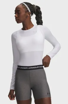 Женский белый лонгслив UA HG Authentics Comp LS-WHT Белый S Under Armour 1365459-101