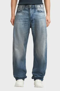 Мужские голубые джинсы Bend Голубой 30-32 G-Star RAW D25357,D788